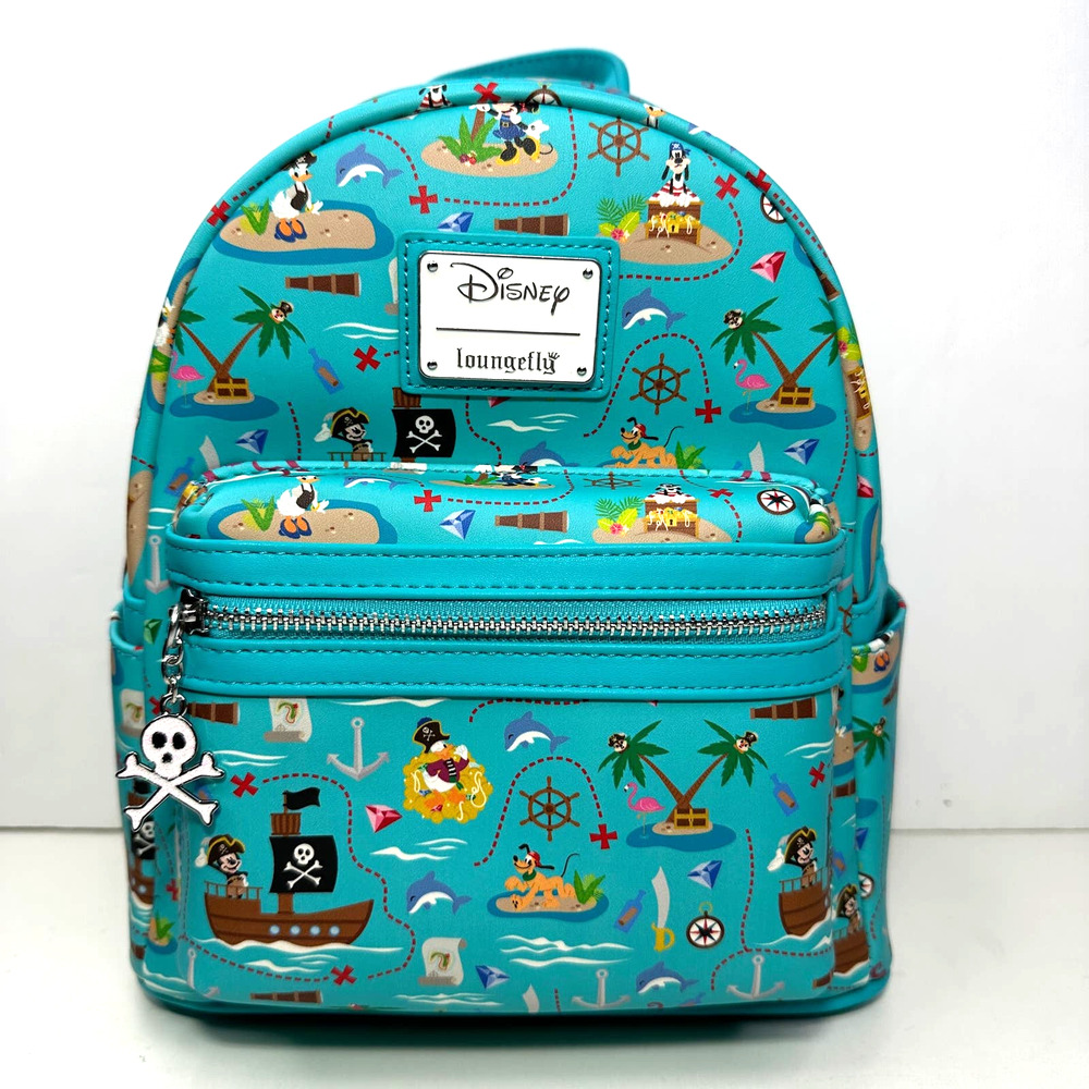 New Loungefly Disney Sensational 6 Pirate Backpack NWT Mickey Mouse and Friends